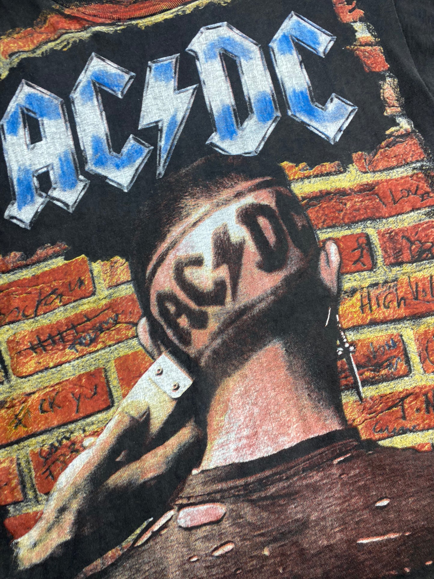 AC/DC Euro Bootleg band tee