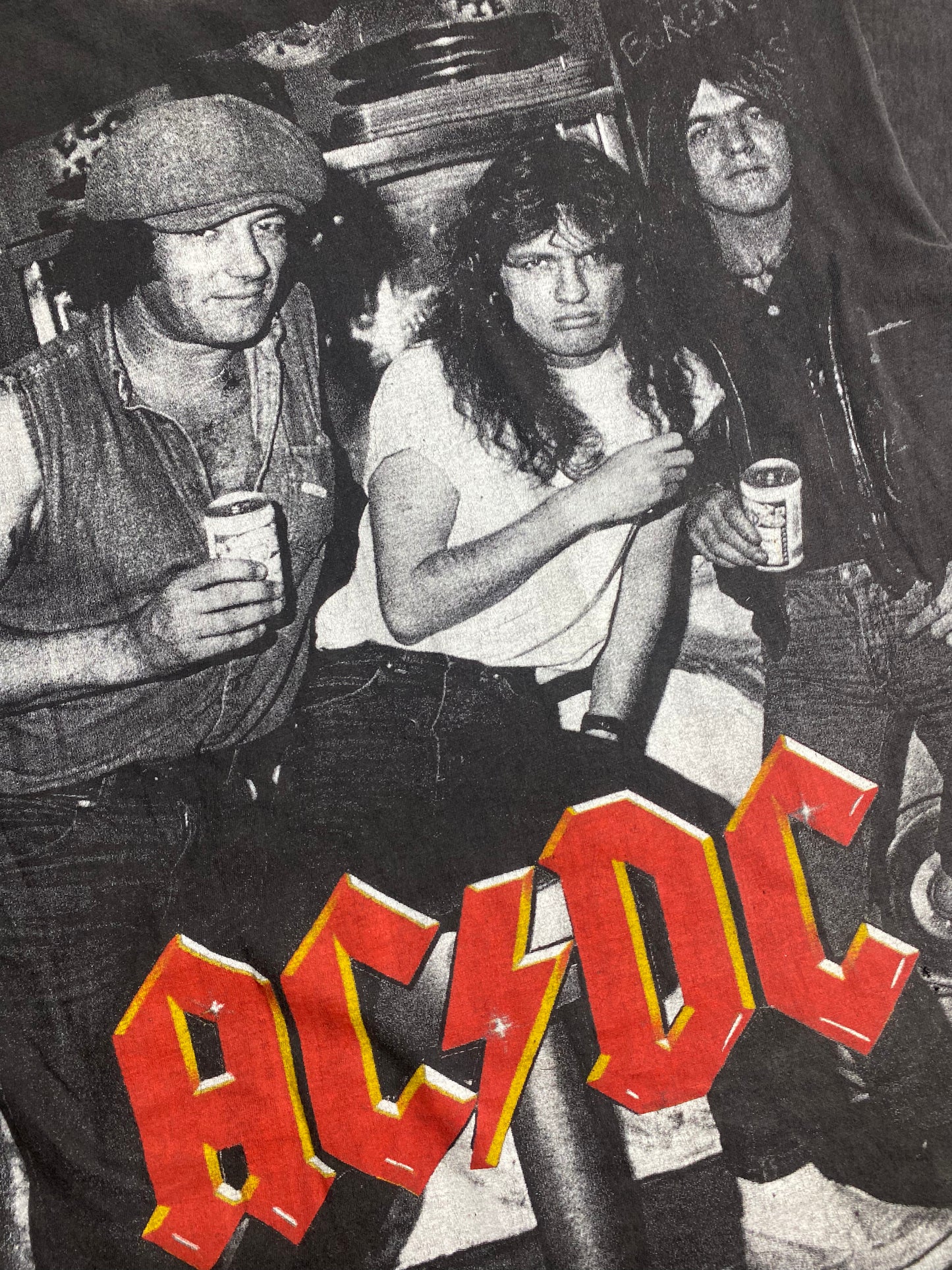 AC/DC Euro Bootleg band tee