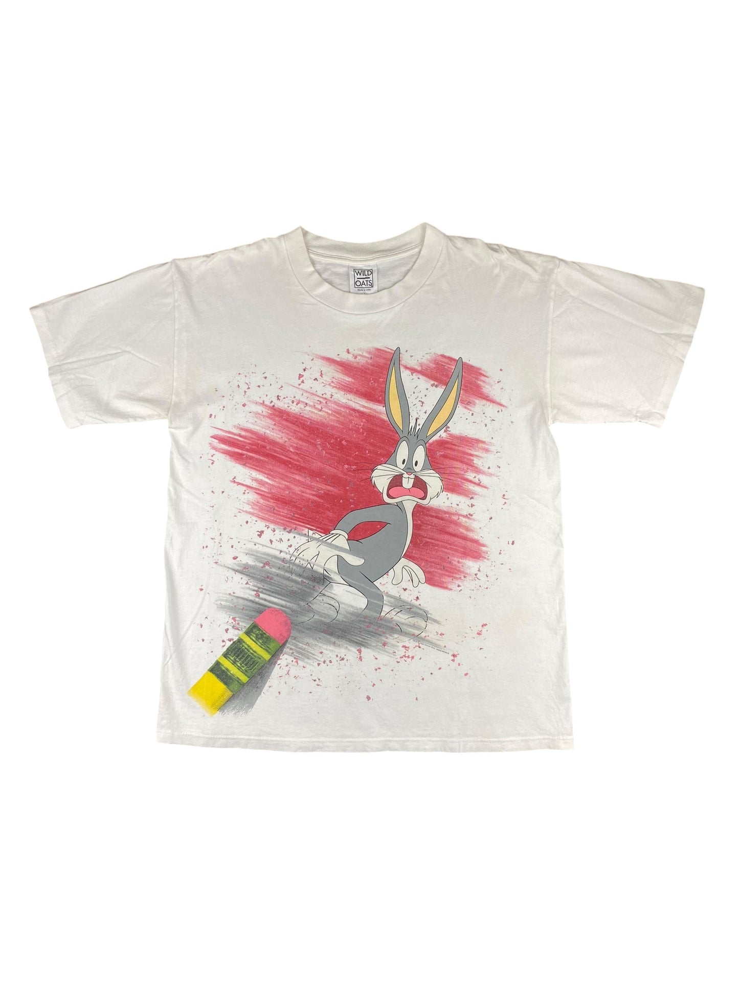 Bugs Bunny tag wild oast 1993 vintage tee