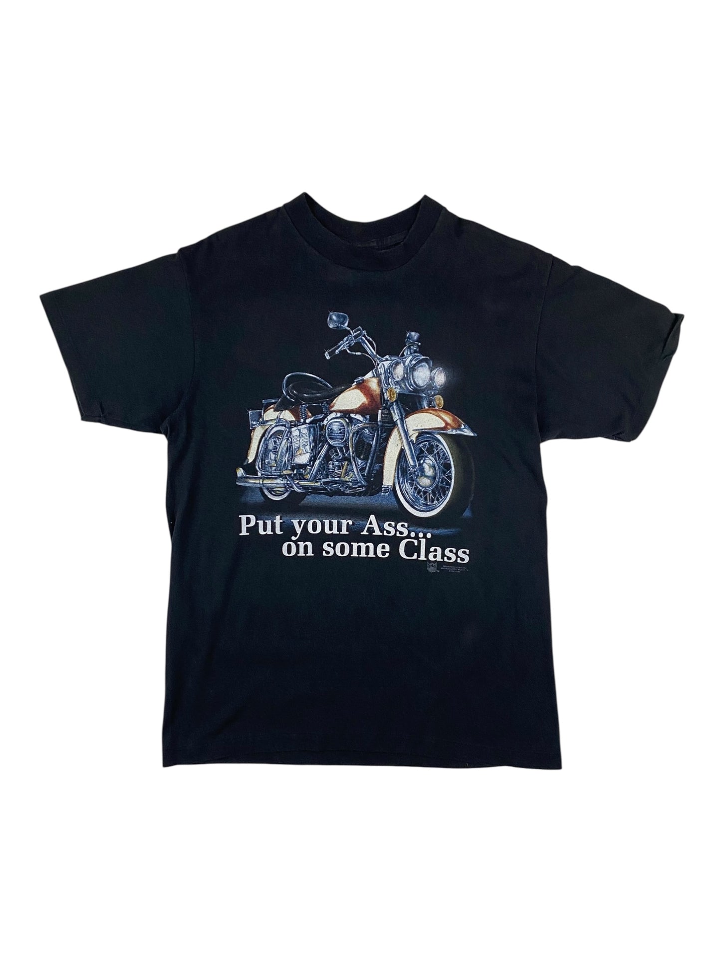 Harley Davidson 3D emblem vintage tee