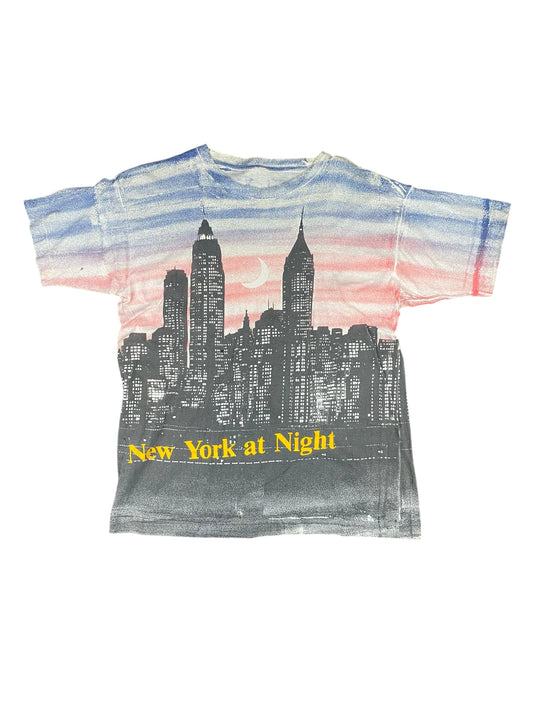 New York at night 90s vintage tee