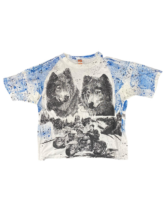 Lobos de la Motocicleta 90s vintage tee