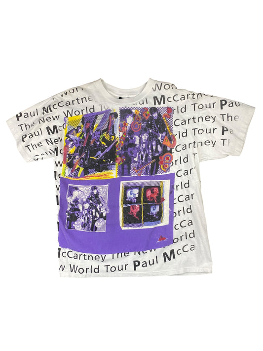 Paul Mcartney 90s vintage tour tee